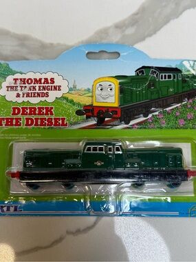 ERTL Thomas the Train Engine & Friends DEREK 2000 Diecast Card 65 FLAW